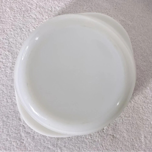 Vintage Dynaware Pyr O Rey Round Casserole With Lid Brown Floral Milk Glass - Picture 6 of 15